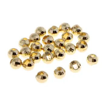 25pcs Juostinėmis Diamond Volframo Granules, 3.0 mm - Gold /Copper /Bronza /Oranžinė