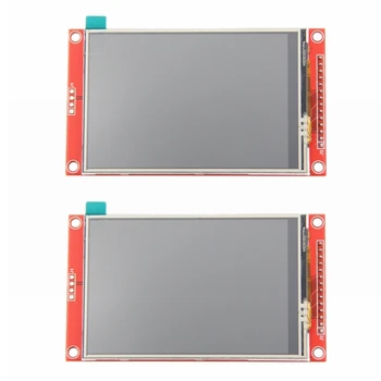 2X 3.5 Colio 480X320 SPI Serijos TFT LCD Modulis Ekranas Su Spauda Skydelis Vairuotojo IC ILI9488 Už MCU