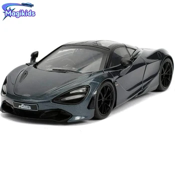 WELLY 1:24 McLaren 720S Diecast Lydinio Modelis Metalo Transporto priemonės Ekranas Dovanų Kolekcija Berniukams, Žaislai mergaitėms Gimtadienio Dovana J61